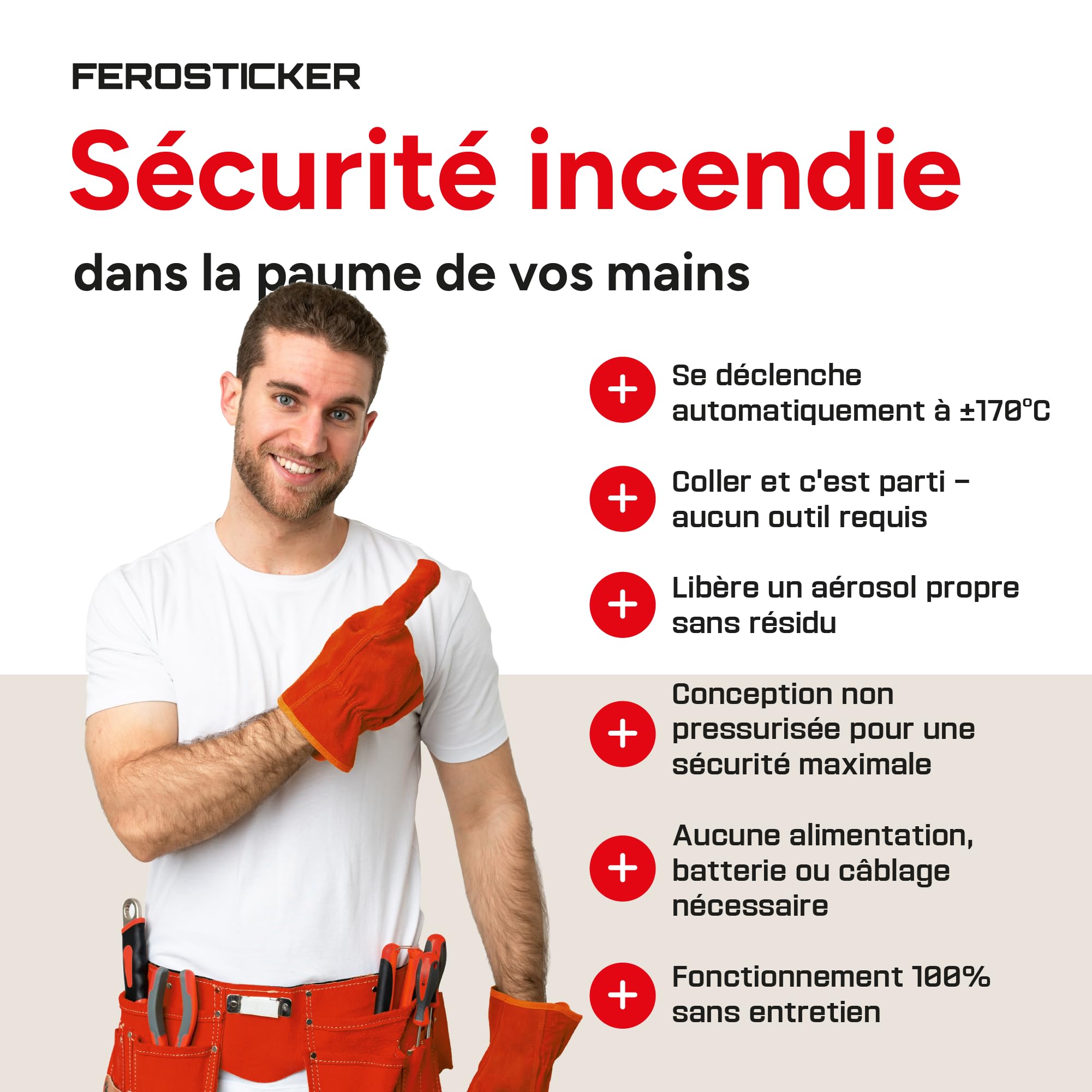 Petit Extincteur Automatique (2 Pièces) | Pour tableaux électriques, fusibles, batteries lithium, onduleurs, véhicules, bateaux et compartiments techniques.