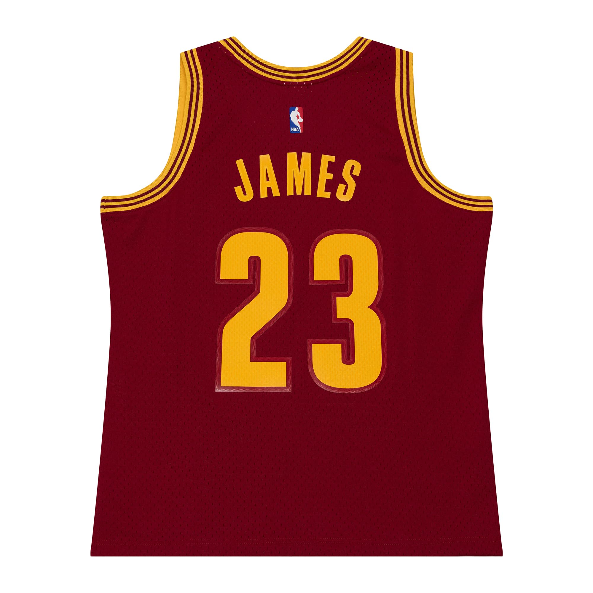 Mitchell & Ness Jersey Swingman de la NBA Cleveland Cavaliers (2015), Lebron James, color: rojo
