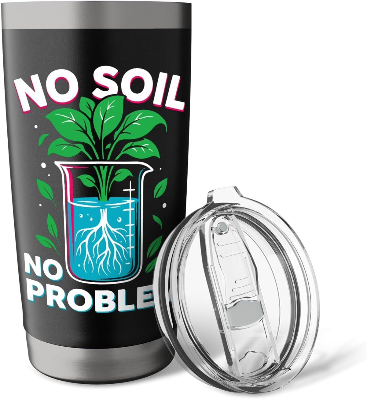 Hydroponic Gardening Indoor Garden Hydroculture Hydrophonics Stainless Steel Insulated Tumbler image 5