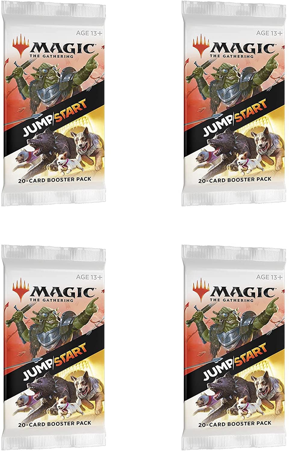 4 Packs Magic: The Gathering Draft Booster Pack Lot MTG Jumpstart