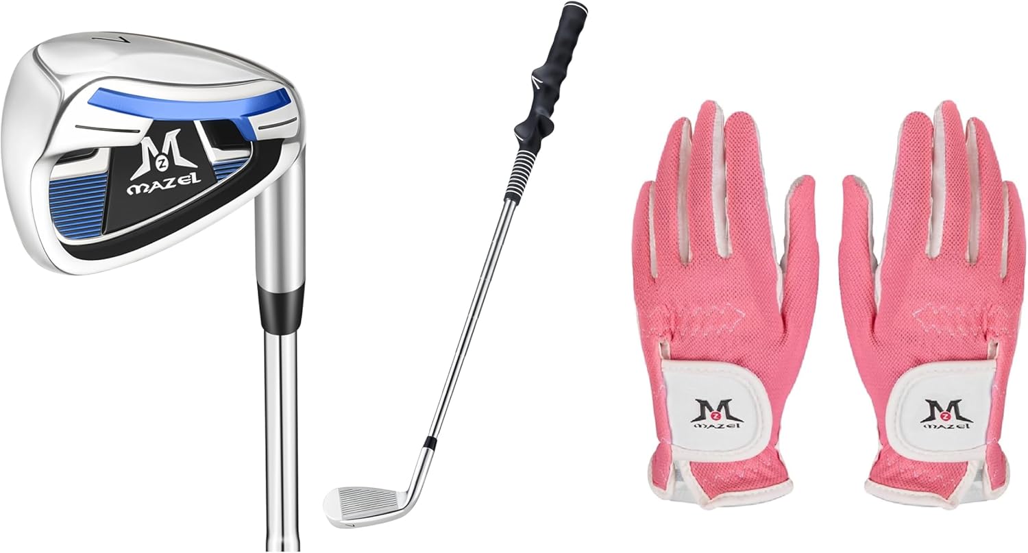 MAZEL Golf Iron & Golf Gloves,Bundle of 2