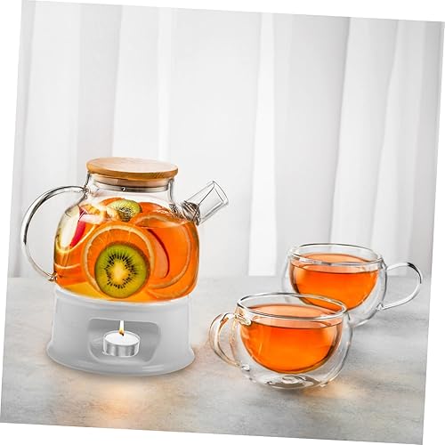 Miniatura 3 de Calentador de tetera, accesorio para calentador de té, calentador de tetera de cerámica, calentador de luz de té de larga duración, cerámica