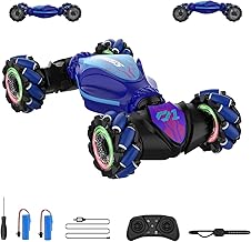Remote Controlled Car from 8-12 Years Remote Controlled Car RC Stunt Car with Hand Control Toy with Music and Lights 2.4 GHz 360° Rotation Remote Control Car Boy Girl Christmas Gift