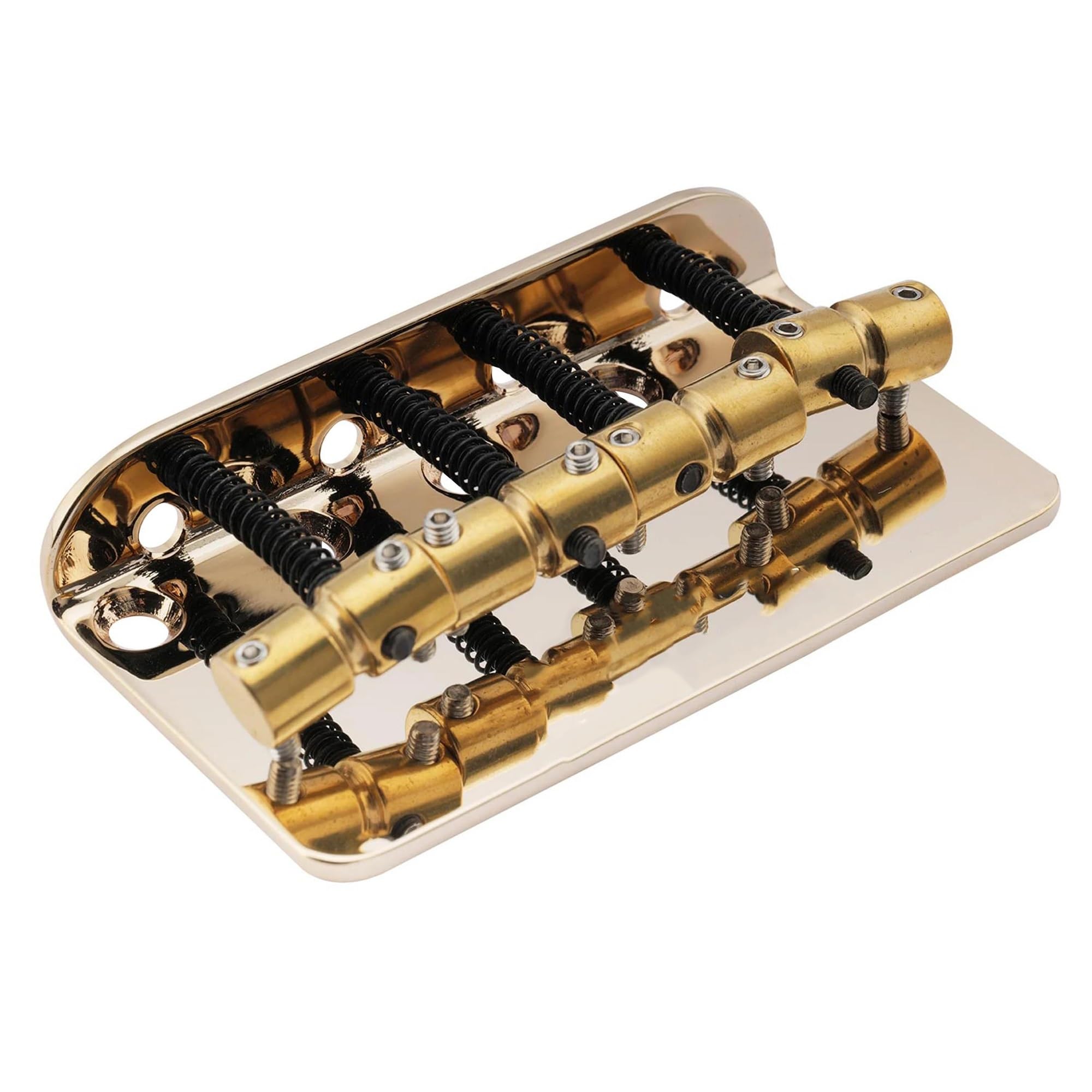 Sillín De Latón Para Puente De Bajo Accesorios Para Instrumentos De 4 Cuerdas | Puente de guitarra(Gold)