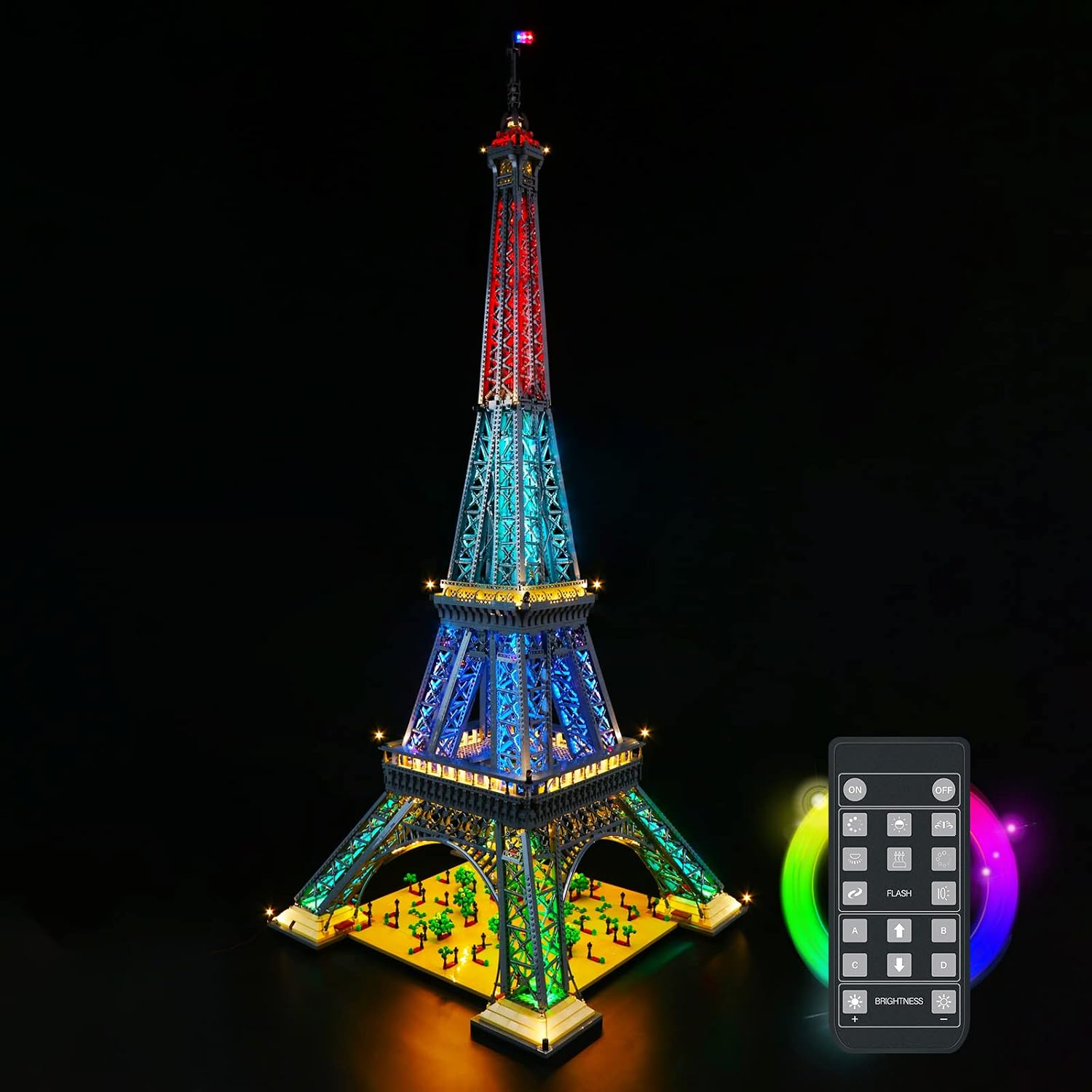 VONADO LED Light Kit for LEGO Eiffel Tower Set 10307 - Remote Control ...