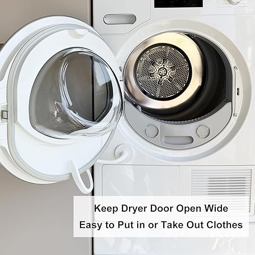 Miniatura 5 de Soporte y soporte para puerta de arandela de carga frontal, tapón magnético de puerta con imán fuerte y manguera flexible, mantiene la puerta de la