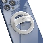 Encased Magnetic Phone Grip Holder (Compatible with MagSafe) Iridescent Sparkle Silicone Finger Loop Ring for iPhone (Gradient Bloom)