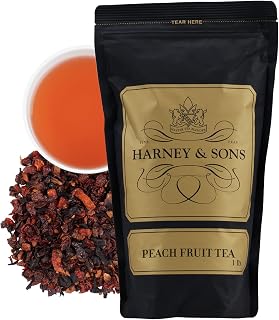 Harney & Sons Peach Fruit Tea| 16 oz Bulk Herbal Peach Fruit Tea
