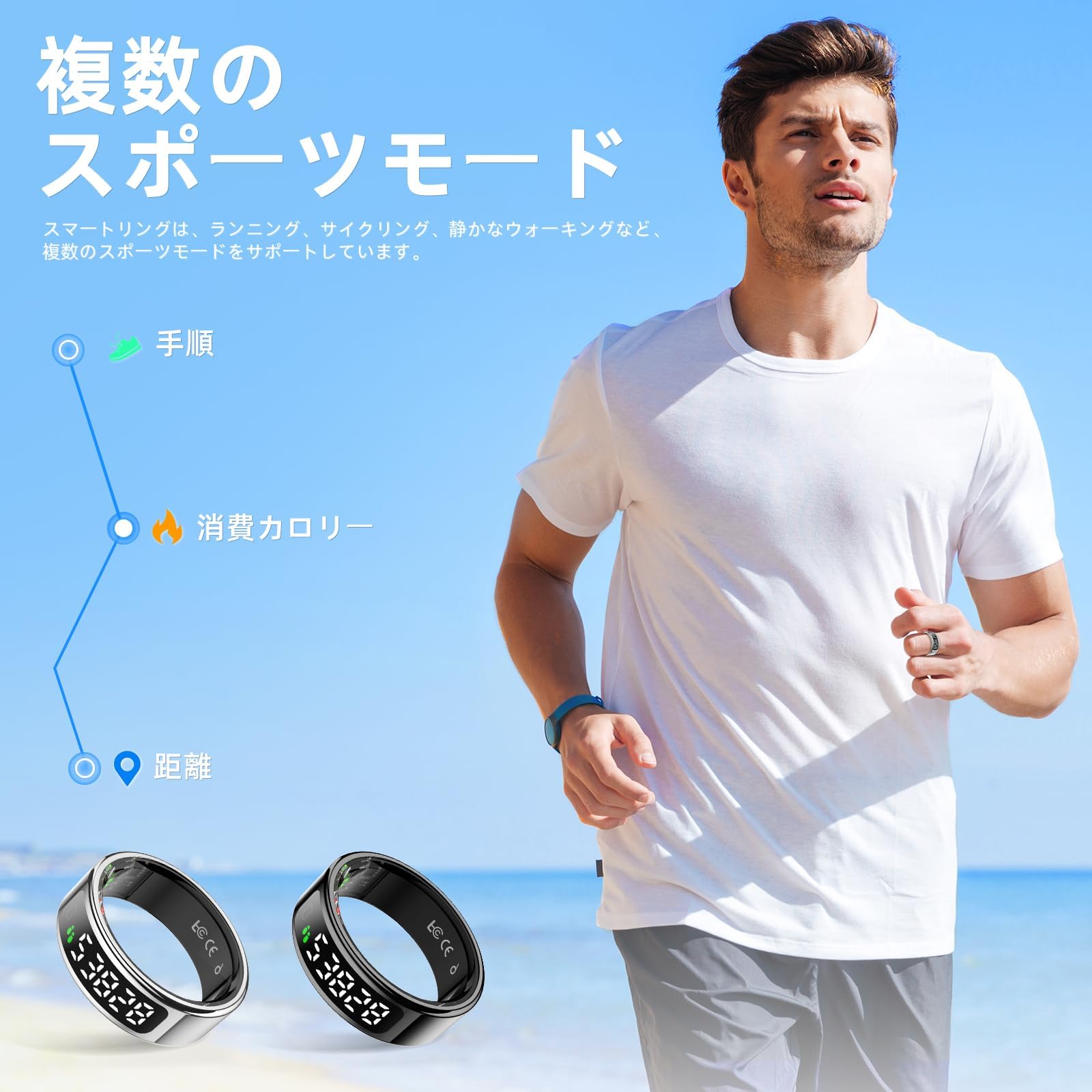 Amazon.co.jp: スマートリング 健康管理【2026年新登場・ジェスチャー