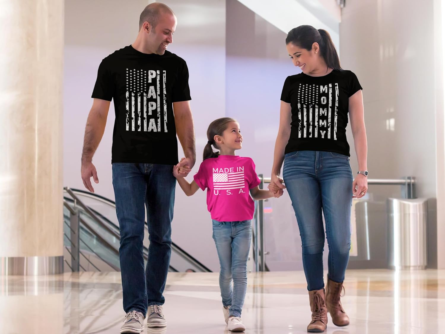 Kropsis Papa Vintage American Flag Men's T-Shirt - Image 2