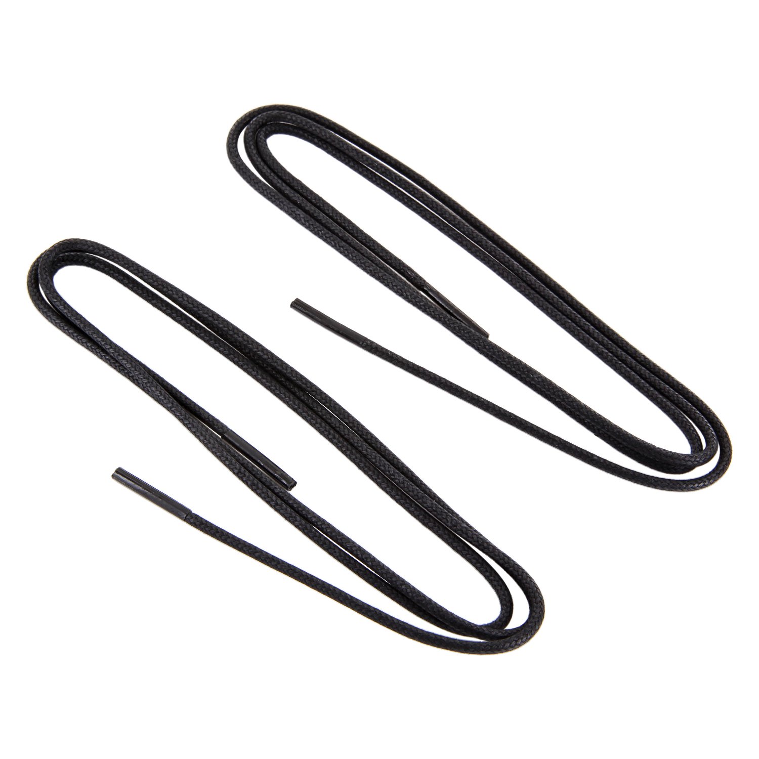 Collonil Gewachste Schnürsenkel Rund & Dünn – 90 Cm Schwarz, Wasserdicht & Langlebig, Perfekt Für Sneaker & Schuhe