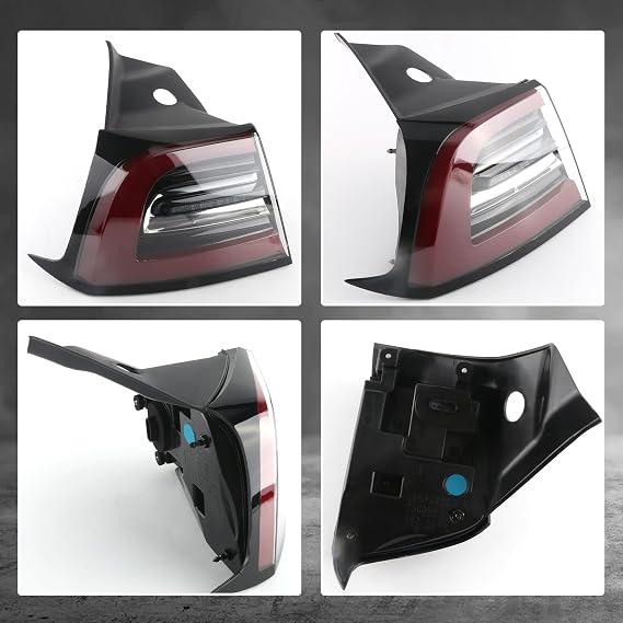 1077397-00-F 1077397 107739700F Left Driver Side Rear Tail Outside Light Brake Outer LED Lamp Assembly Compatible with Tesla Model 3 2017 2018 2019 2020