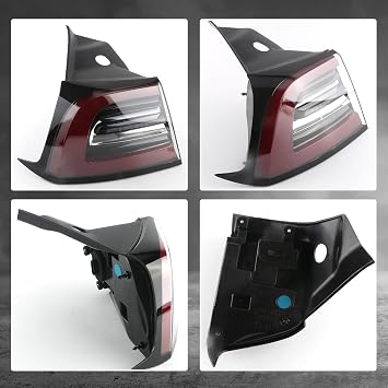 1077397-00-F 1077397 107739700F Left Driver Side Rear Tail Outside Light Brake Outer LED Lamp Assembly Compatible with Tesla Model 3 2017 2018 2019 2020