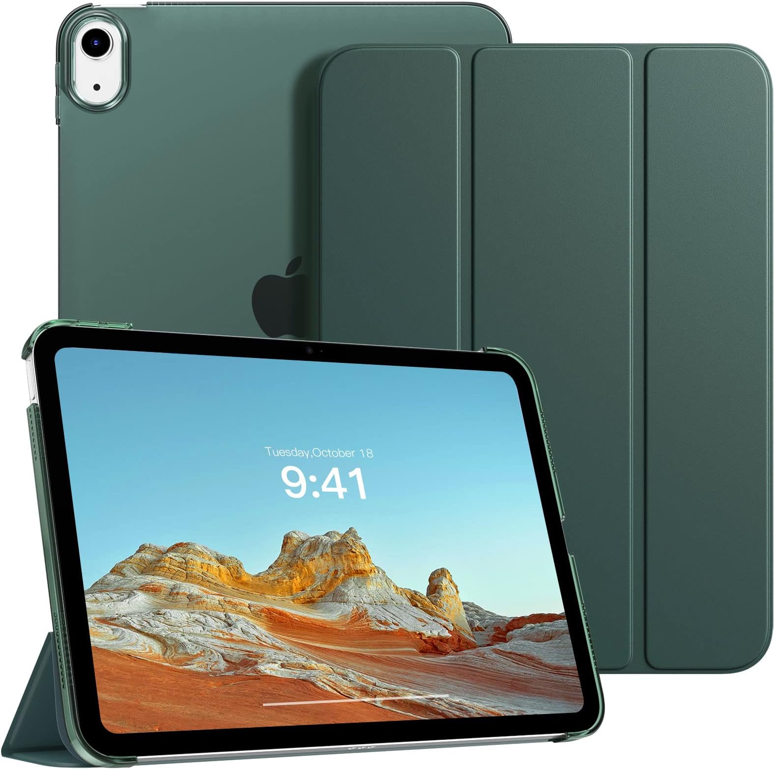 Amazon.com: ProCase Slim Smart Cover Bundle with Slim Folio Case for ...