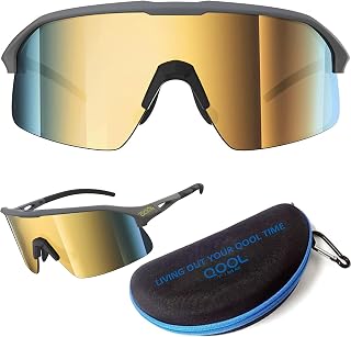 HD Polarized TR90 Cycling Sunglasses Men Women UV400 - Golf Running MTB Volleyball Padel Sports