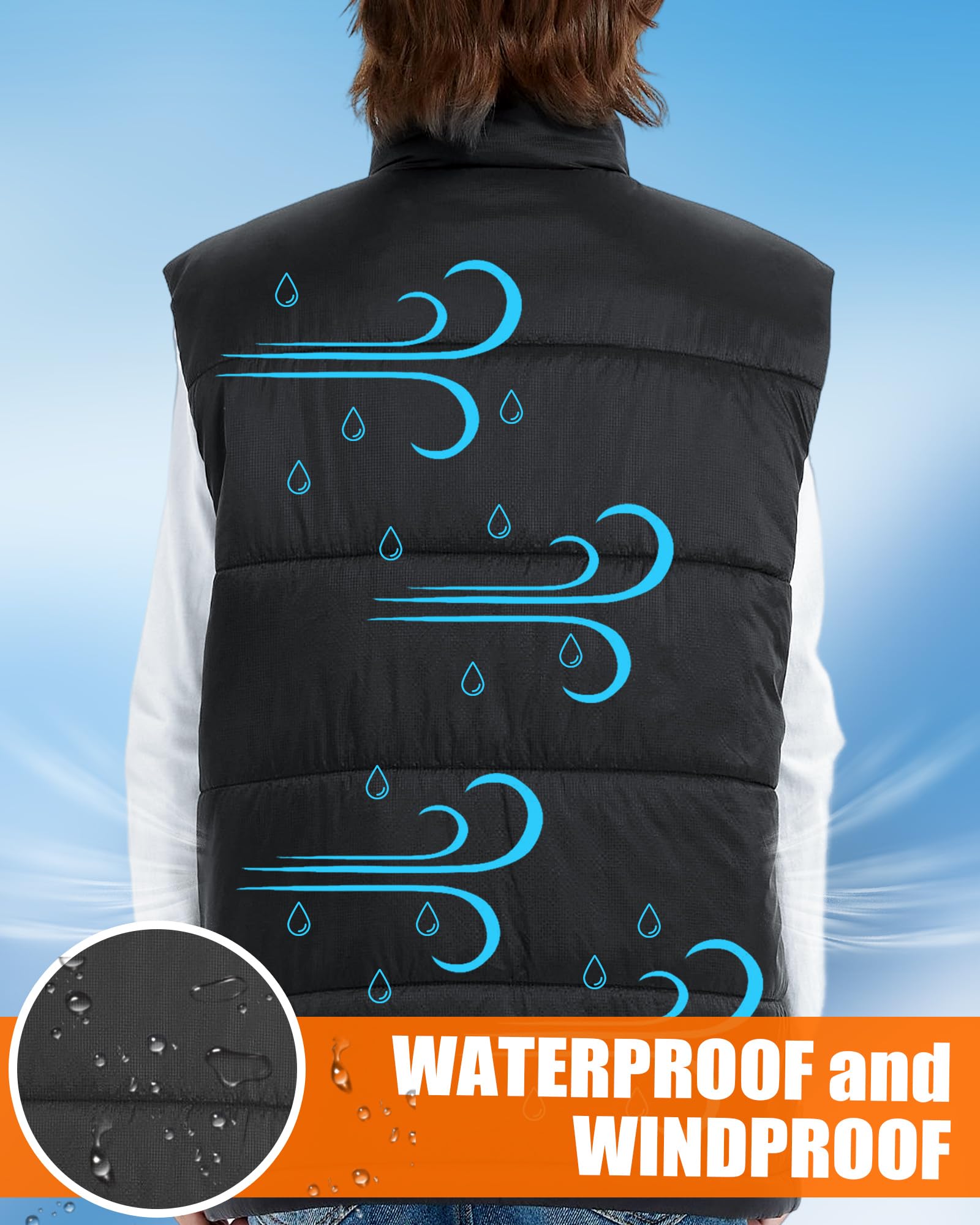 CYCYHEAT Rtpb-013 Gilet riscaldato Unisex Adulto