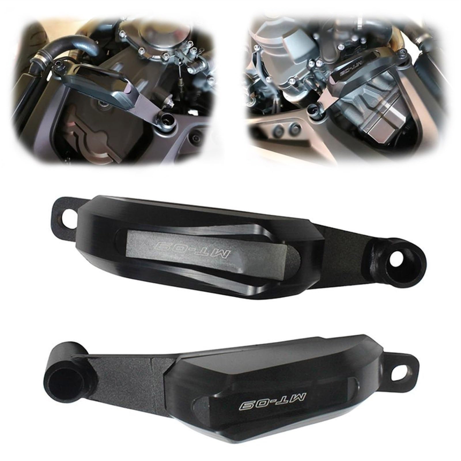 Custodia di guardia Moto CNC Motore Cursore Della Cassa Protezione Accessori Per Yamaha MT-09 FZ-09 2014-2019 2020