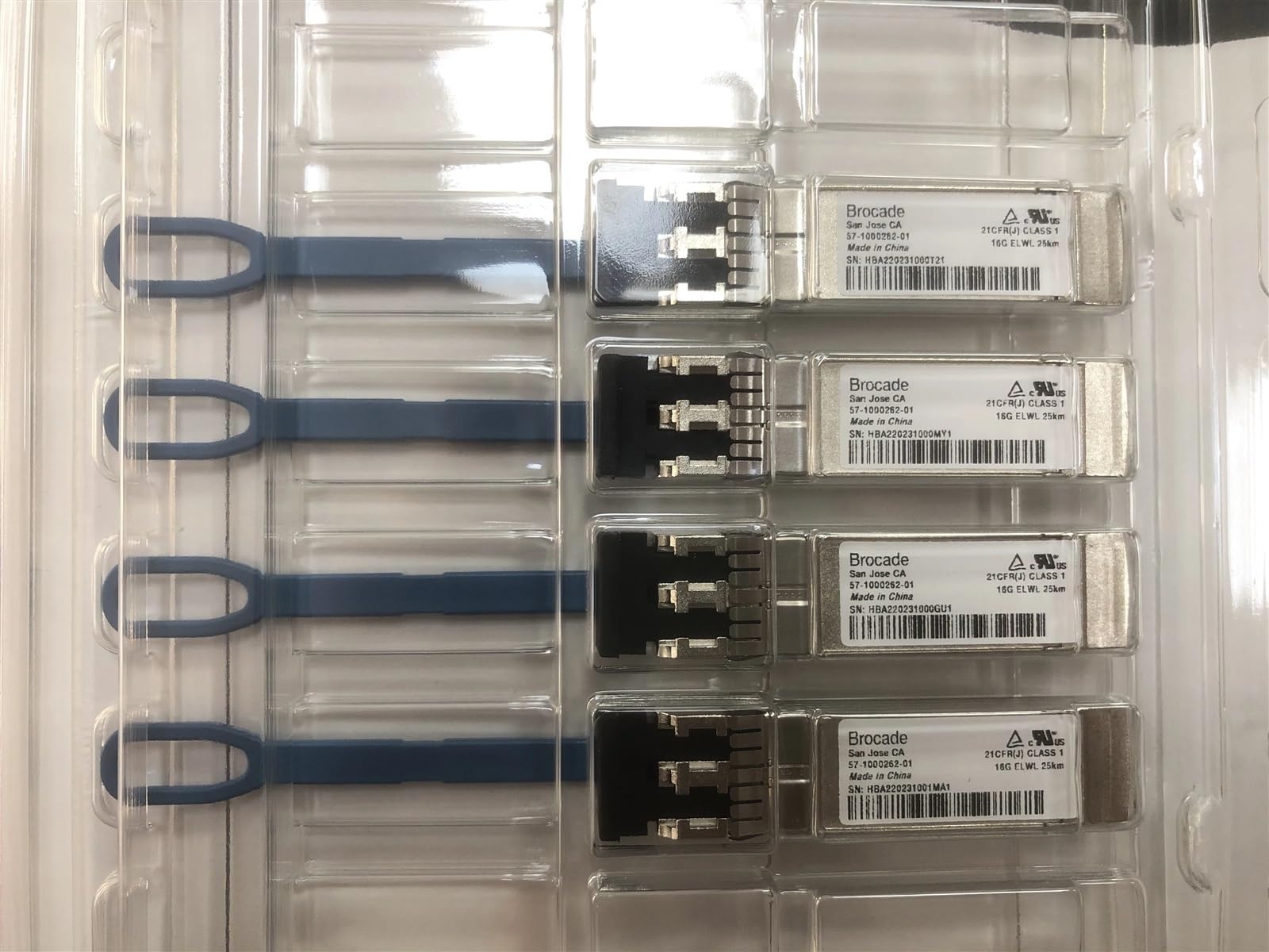 16g 25km Sfp+/57-1000262-01/XBR-000258/Utilizzato in 6520, 6510, 6505 Transceiver Ottico 16g LW Sfp Switch in Fibra