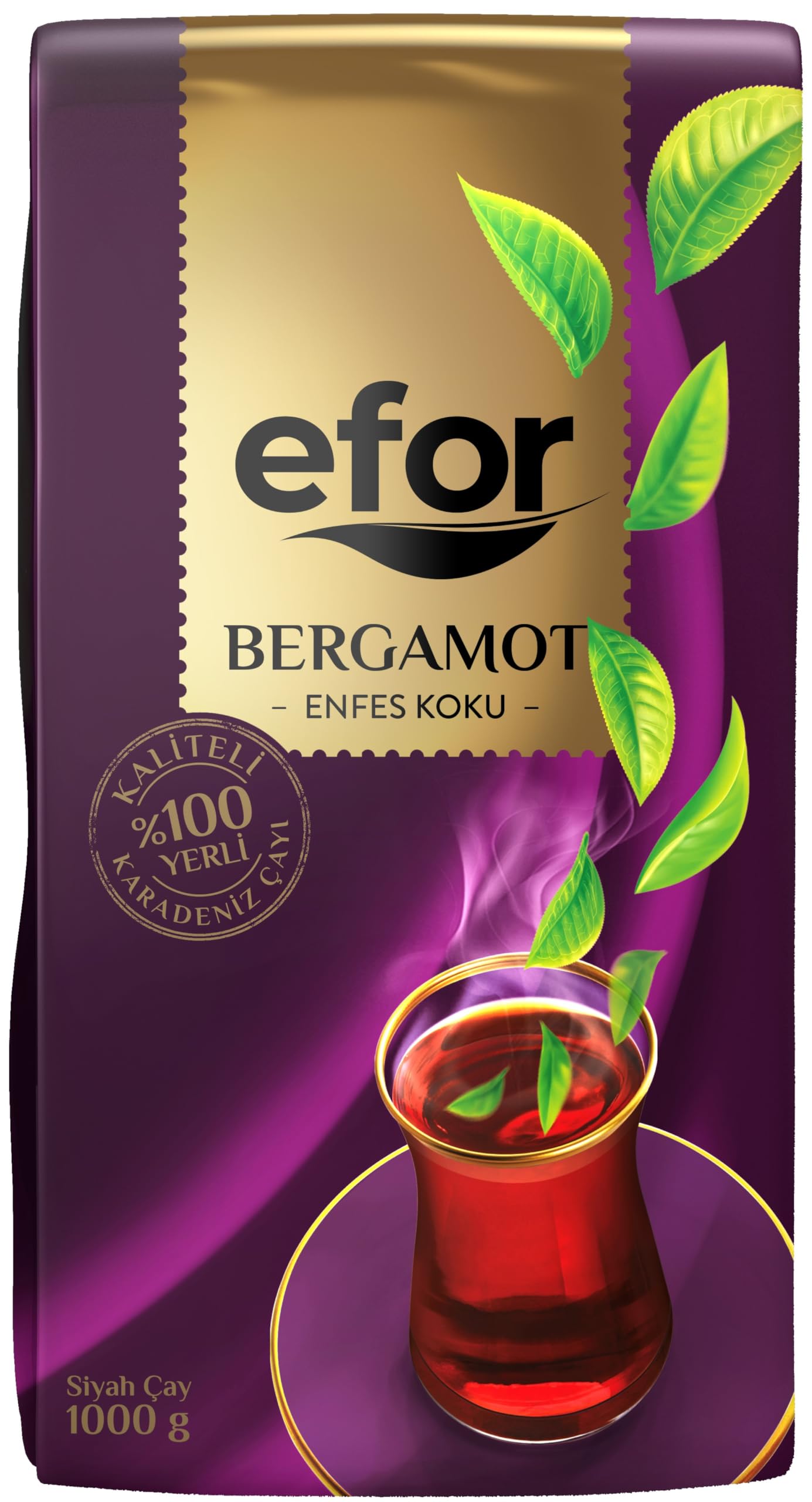 Efor Bergamot Enfes Koku Dökme Çay 1000 g