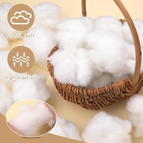 Miniatura 3 de UzecPk Relleno de fibra de poliéster de 28.22 oz28.2 onzas, relleno de fibra de alta calidad, relleno de almohada, relleno de fibra de alta