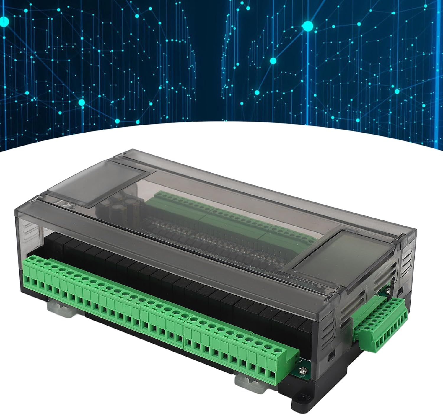 32 Input 24 Output DC 24V /1A Programmable Logic Relay Controller 6 Channels 60K PLC Industrial Control Board Digital Control System with with Timing Circuit