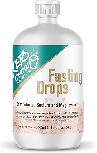 Keto Chow Gotas de ayuno  Suplemento de ayuno de sodio y magnesio iónico  Suplementos minerales intermitentes  Reabastecimiento de electrolitos disponible en Yaxa Colombia