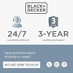 BLACK+DECKER 25 Ft. Retractable Extension Cord Reel with 4 Outlets, 2 USB Ports, Multi-Plug Extension, On/Off Switch & Heavy-Duty 16AWG SJT Cable
