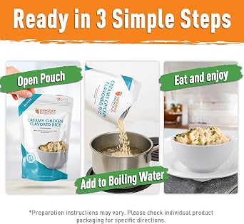 Emergency Essentials 1-Month Emergency Food Supply Bucket, 257 Servings, 56,650 Calories | Long-Term Survival Food Kit for Disaster Preparedness, Camping, and Power Outages
