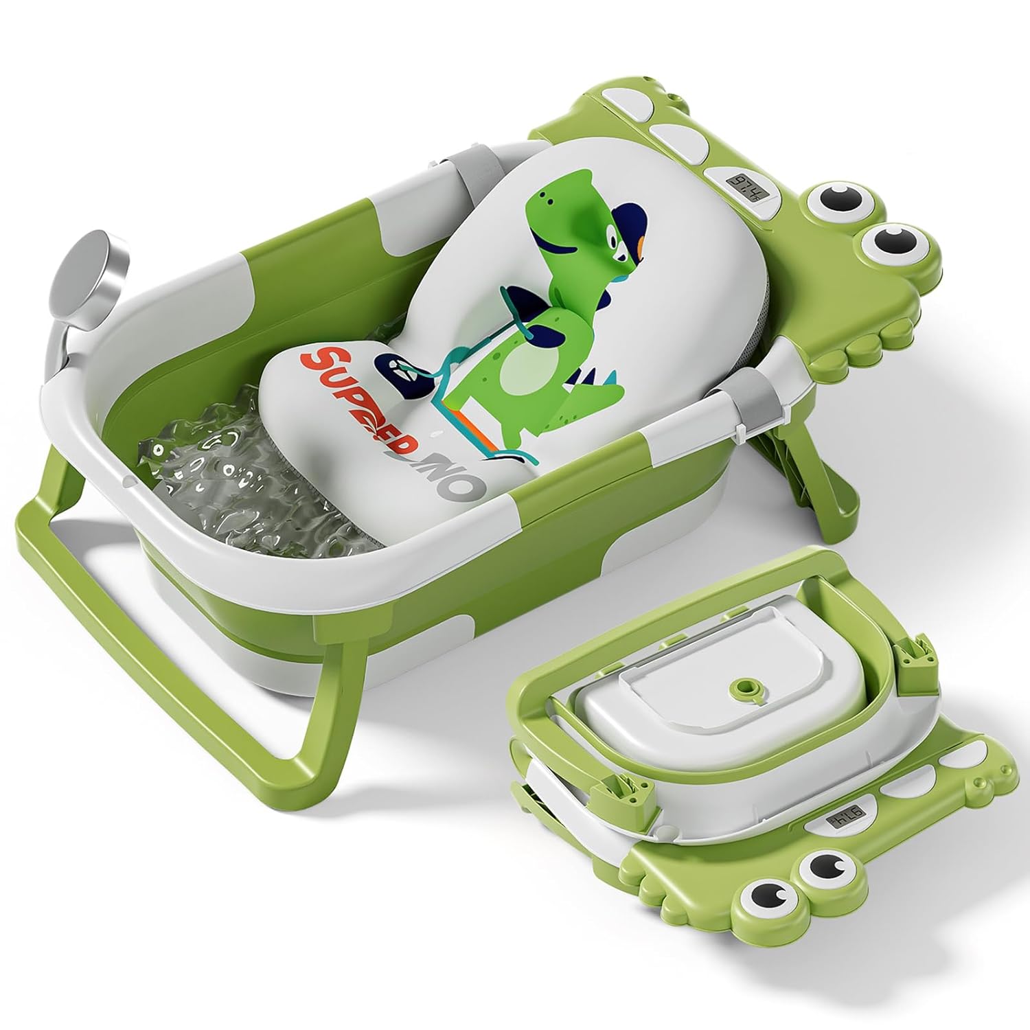Alligator Collapsible Baby Bathtub for Newborn with