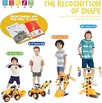 10 in 1 Stem Toys for 5 6 7 8 9+ Year Old Building Block Kit Stem Activities Projects Boy Toys Age 4-8 5-7 6-8 8-10 Creative Set Educational Engineering Excavator Construction Christmas Birthday Gift