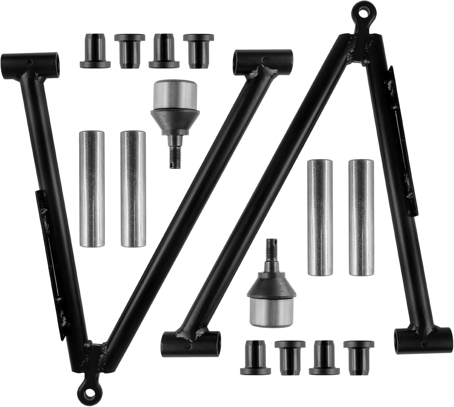 Caltric Front Lower A-Arm Left Right with Ball Joint Compatible with Polaris Ranger Crew 500 4x4 2011 2012 / Ranger 500 4x4 2005-2008 2011-2012