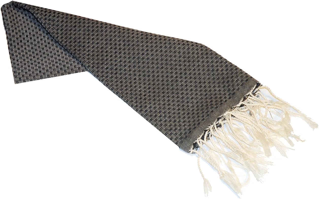 Scents and Feel 100-Percent Cotton Fouta Guest Towel, Black