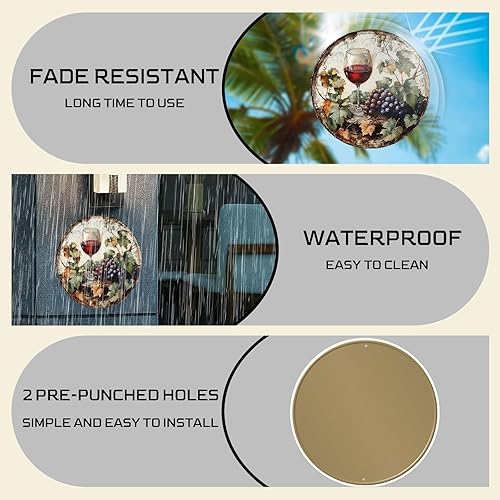 Miniatura 3 de snowsun Letrero de metal divertido con texto en inglés "Bar Funny Metal Tin Sign" para decoración de pared retro para el hogar, cocina, jardín,