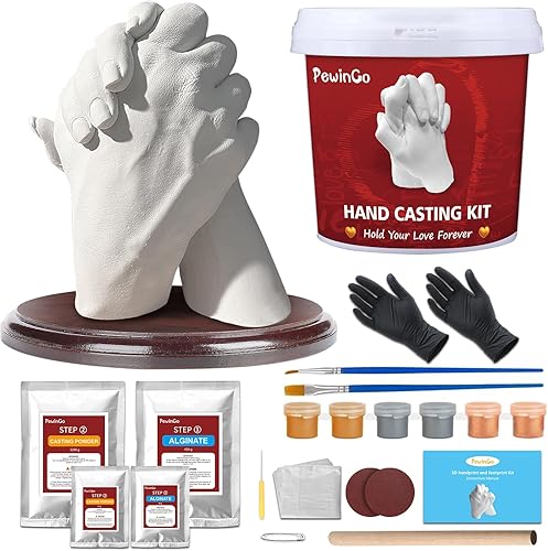 PewinGo Kit de fundición a mano regalos para adultos niños parejas regalos de cerámica de recuerdo para boda aniversario