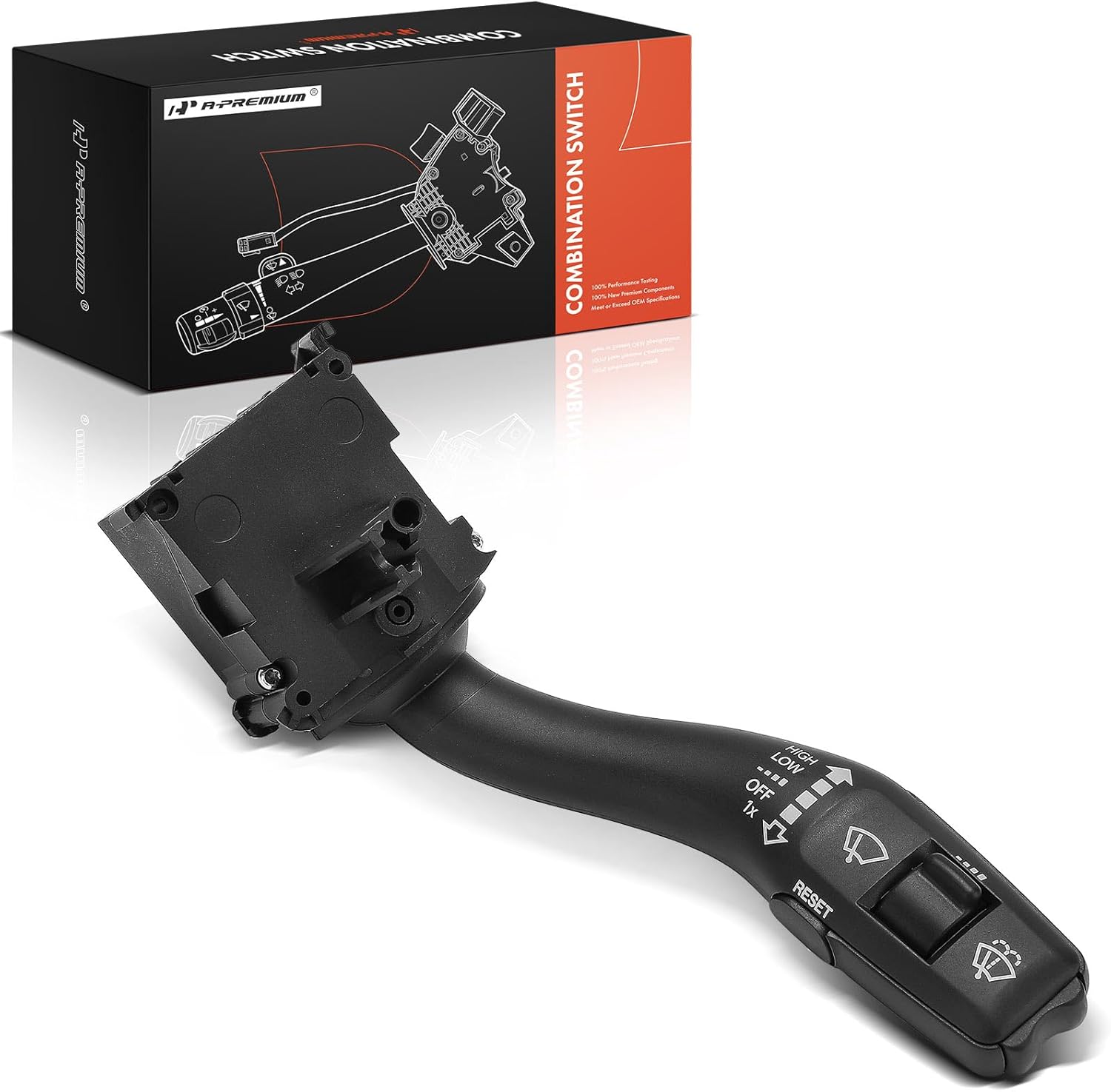 A-Premium Windshield Wiper and Washer Switch Assembly Compatible with Audi A4 2003 2005-2008, A4 A6 Quattro S4 2005-2008, A6 2006-2007, A8 Quattro 2003-2010, RS4 S6 2007-2008, S8