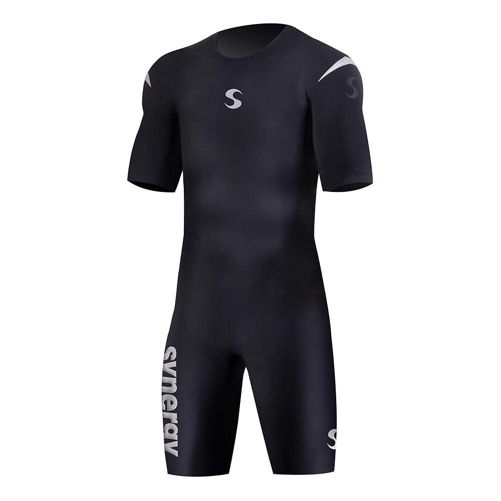 Amazon.com: Synergy Men's SynSkin 3 Short Sleeve Swimskin (L