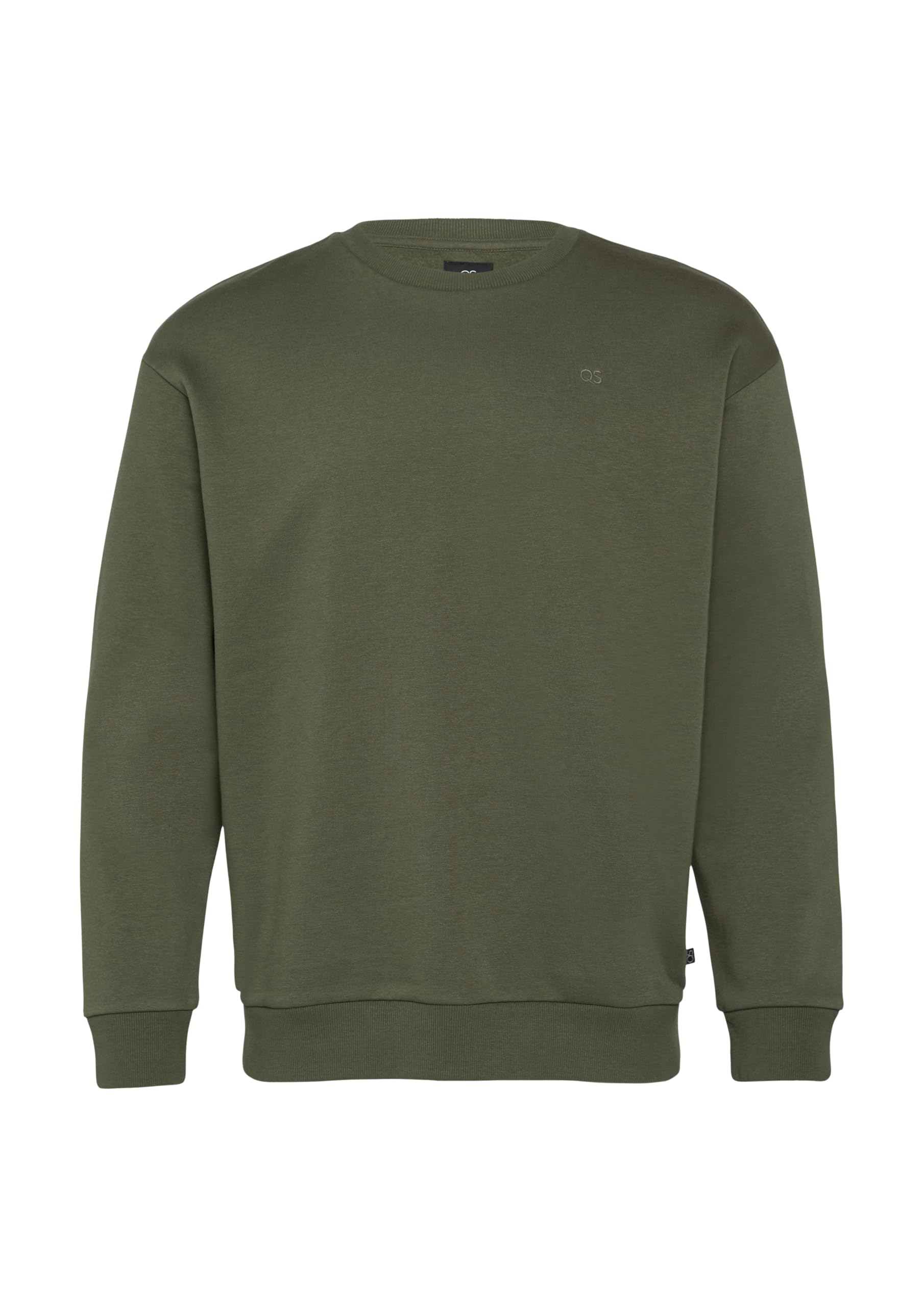 QS Men's Sweatshirt with Logo Detail