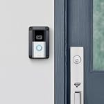 Ring Chargeur solaire pour les sonnettes de porte de batterie compatibles avec la sonnette vidéo 3, Sonnette de porte vidéo 3 Plus, Sonnette de porte vidéo 4, Sonnette de porte de batterie, sonnette de port de batterie Plus, Sonnette de porte de la batterie Pro