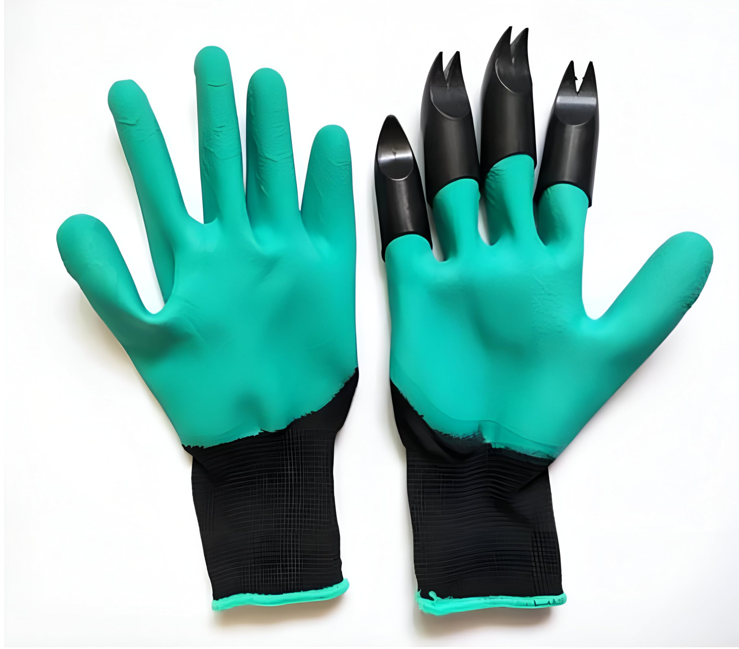 ubber Coated Thorn Proof, Waterproof, Gardening Gloves With Sturdy FIngertips | 8 ABS Plastic Claws For Digging, Planting and Other Farming Activites GGWPN-image-40