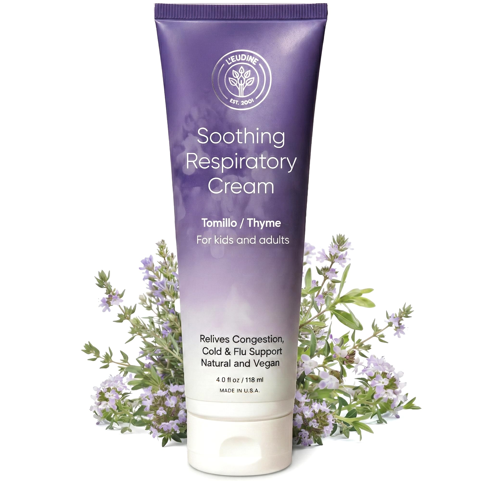 Amazon.com : L'EUDINE Thyme Body Cream – Tomillo Massage Cream for