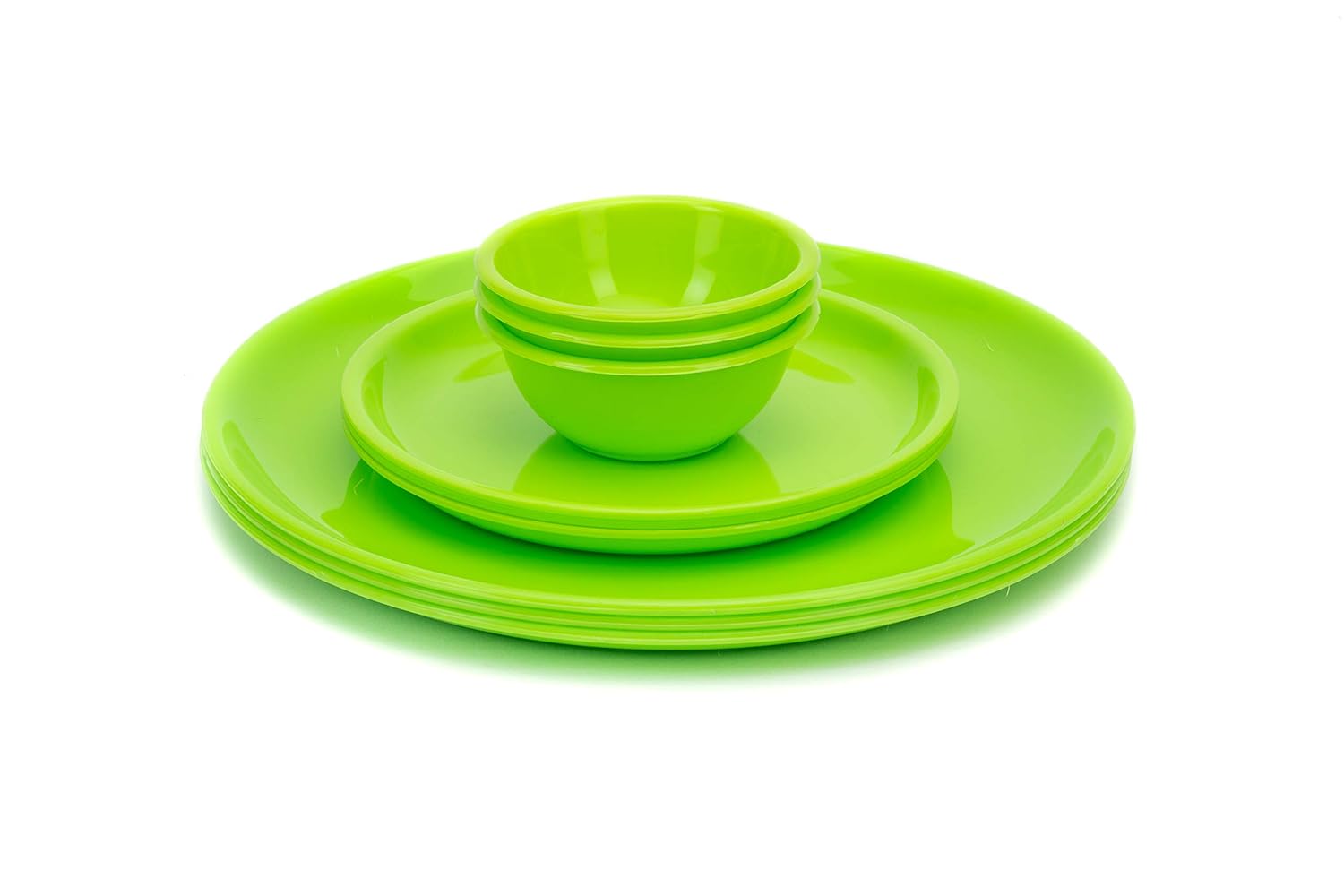 Buy Urmila Plastic® Microwave Safe Unbreakable Round Dinner Set Big
