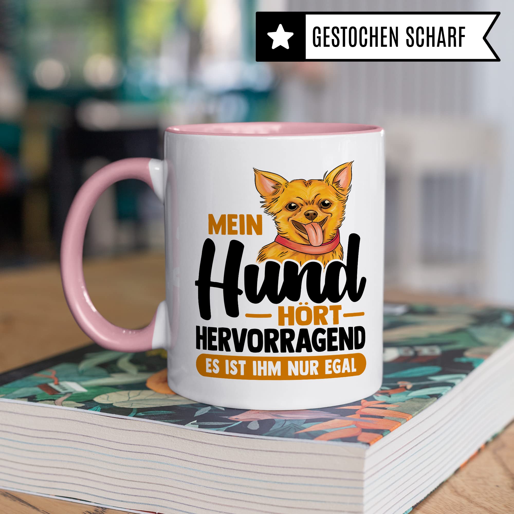 Tazza Con Scritta In Lingua Tedesca Der Mit Dem Hund Geht