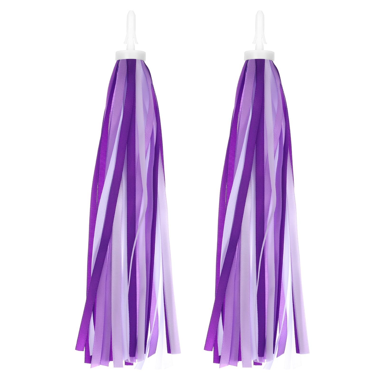 Aysatogc 1 Pair Bike Streamers, Bike Tassels for Kids Handlebar Streamers Child Bikes Accessories Handle Bar Grips Accessories Scooter Bicycle for
