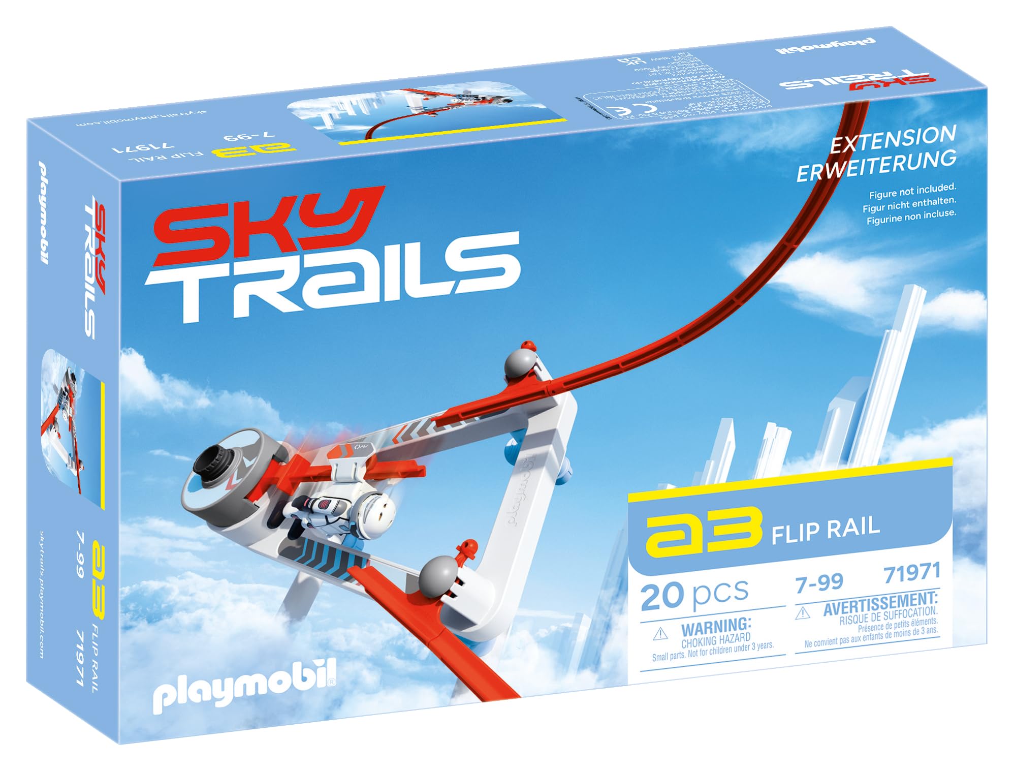 Sky Trails | Flip Rail | Construction toy for dynamic routes & action | Build your own adventure with exciting flip elements for children aged 7+ | 71971