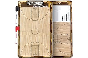 GoSports Premium Dry Erase Coaches Clipboard Designed for Basketball