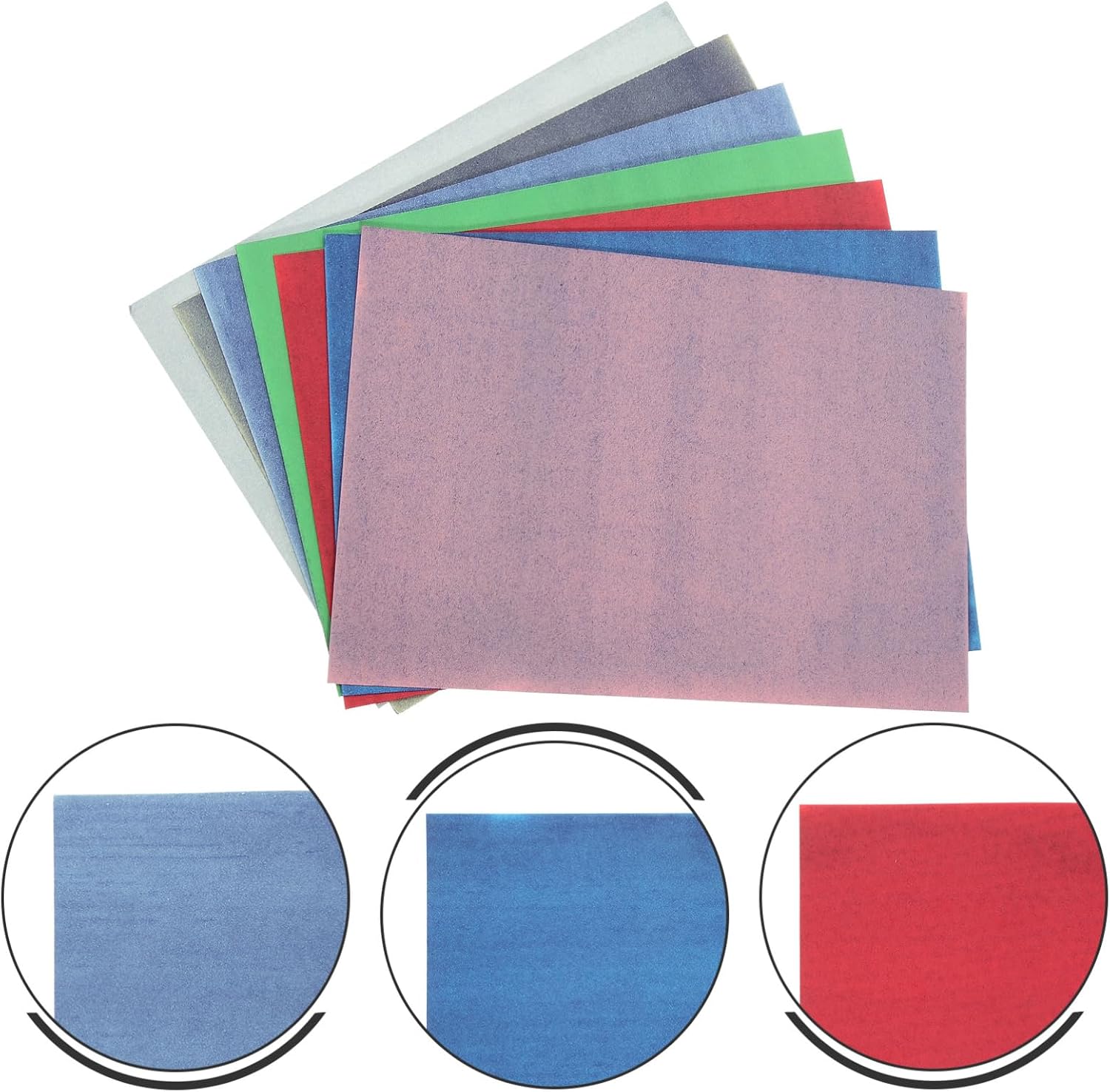 Gadpiparty 14sheets Sun Tissue Paper Cyanotype Kit Uv Sensitive Diy Paper Light Craft Supplies for Boys and Girls Adults