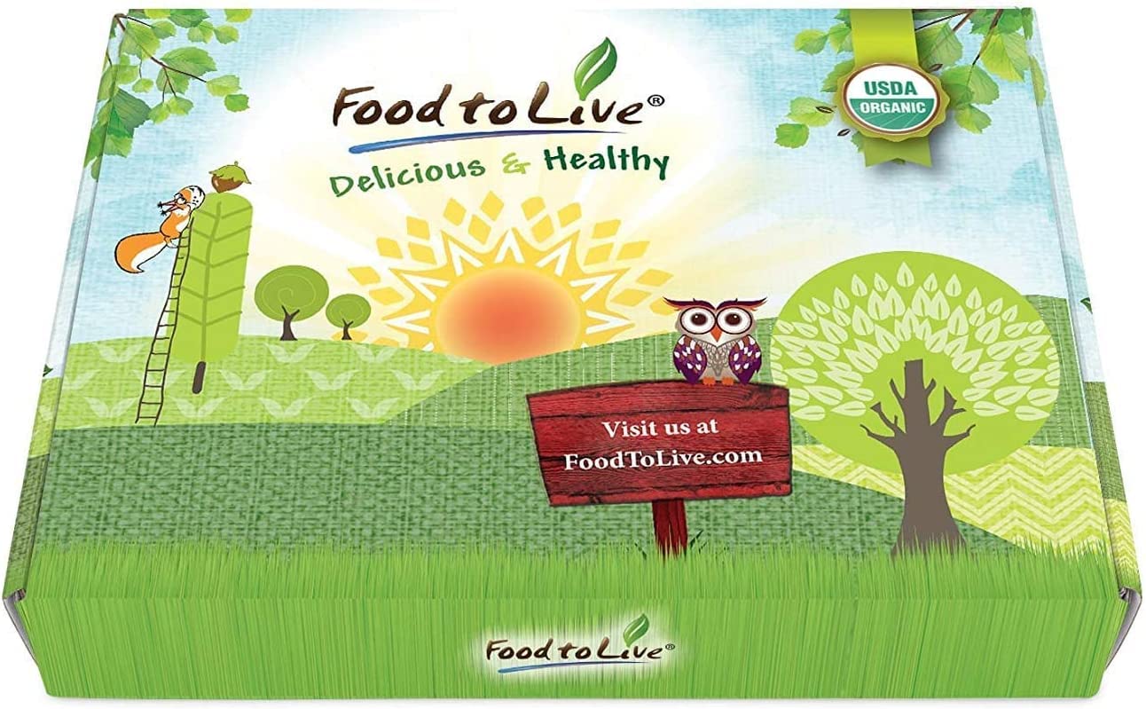 Food to Live - Organic Dried Berries in a Gift Box - A Variety Pack of Blueberries, Strawberries, Cranberries, Goldenberries and Raisins