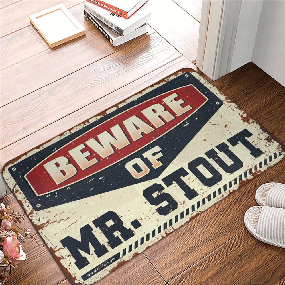 Alfombra fina para baño y entrada que no se atasca con las puertas, diseño de 40x60 cm
