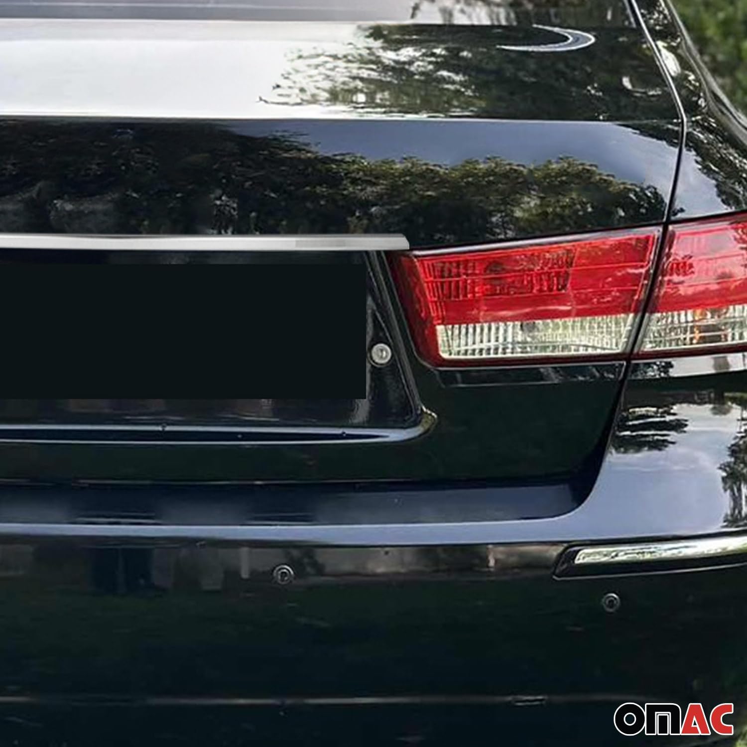 OMAC Rear Trunk Tailgate Door Handle Cover for Hyundai Sonata 2006-10 Stainless Steel