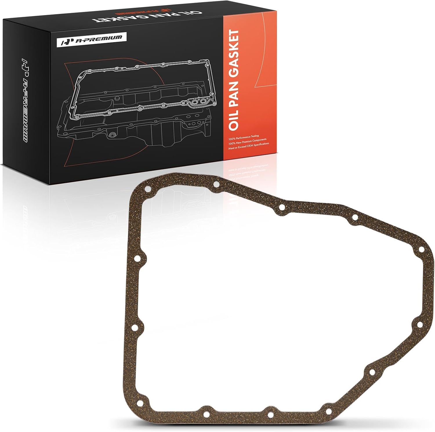 A-Premium 3.3L 3.8L Engine Oil Pan Gasket Set, Compatible with Hyundai Sonata 2006-2010, Santa Fe 2007-2009, Azera 2006-2011, Veracruz 2007-2012, Entourage 2007-2010 & Kia Sorento, Sedona, Amanti